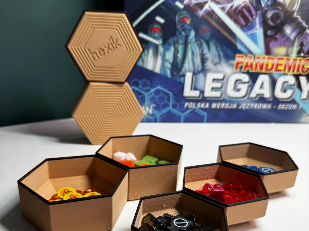6in1 Hexagonal Matryoshka-Style Containers