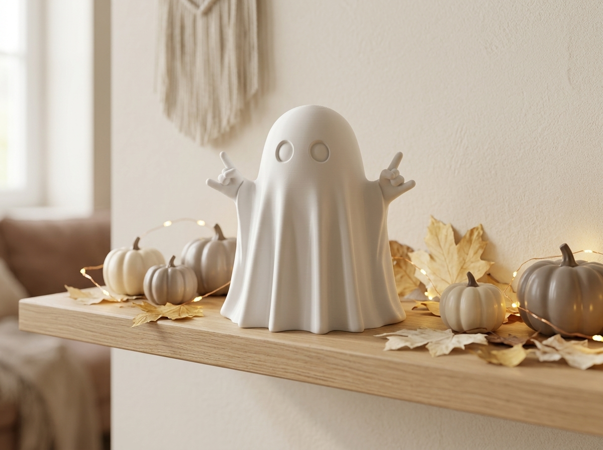 Rock Ghost Shelf Sitter - Halloween Decor - 1