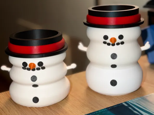 Snowman Can Coozie- 12oz, 16oz, 16oz Slim