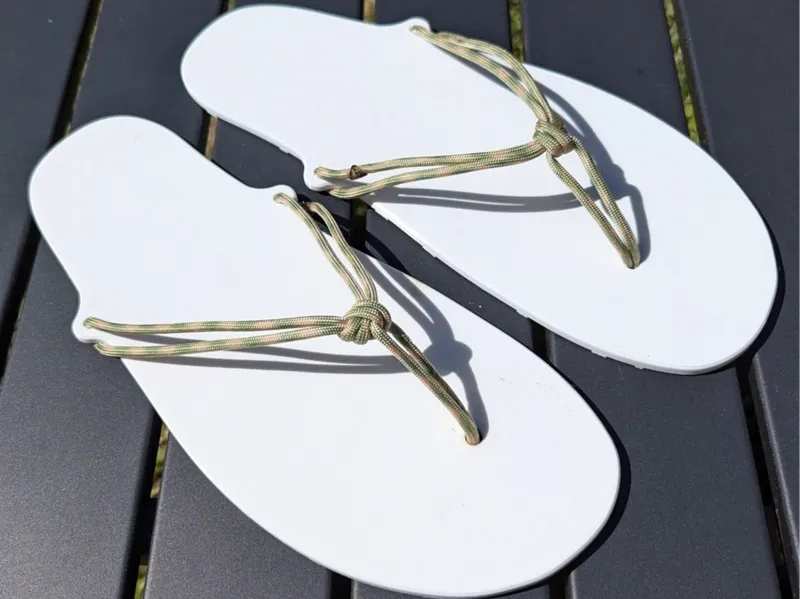 Lightweight sandals for ultralight backpacking