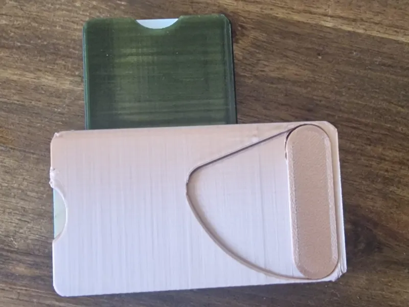Simple Flip Up Card Wallet + Money Clip - No Glue