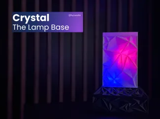 RGB Crystal Lamp base - WLED