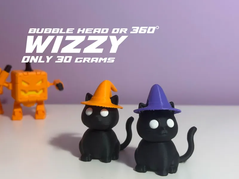 articulated pocket - bubble head - fat cat - dizzy