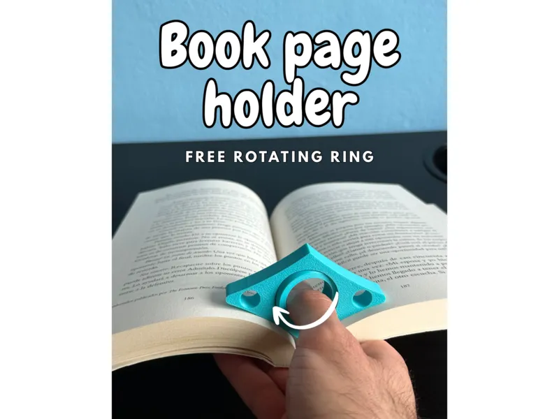 Soporte paginas de libro