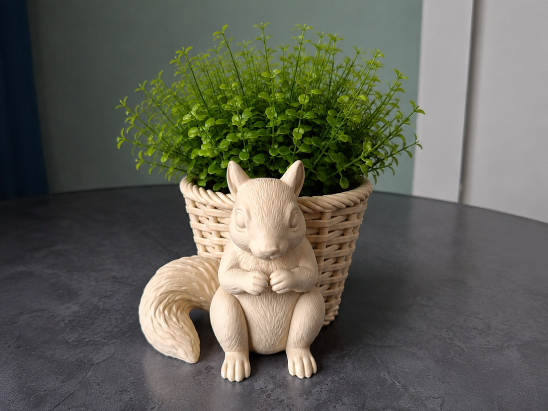 Cute Squirrel Planter