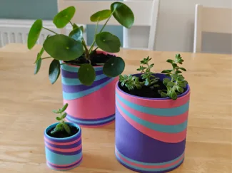 Geometric plant pot NO AMS 60-120mm + PARAMETRIC