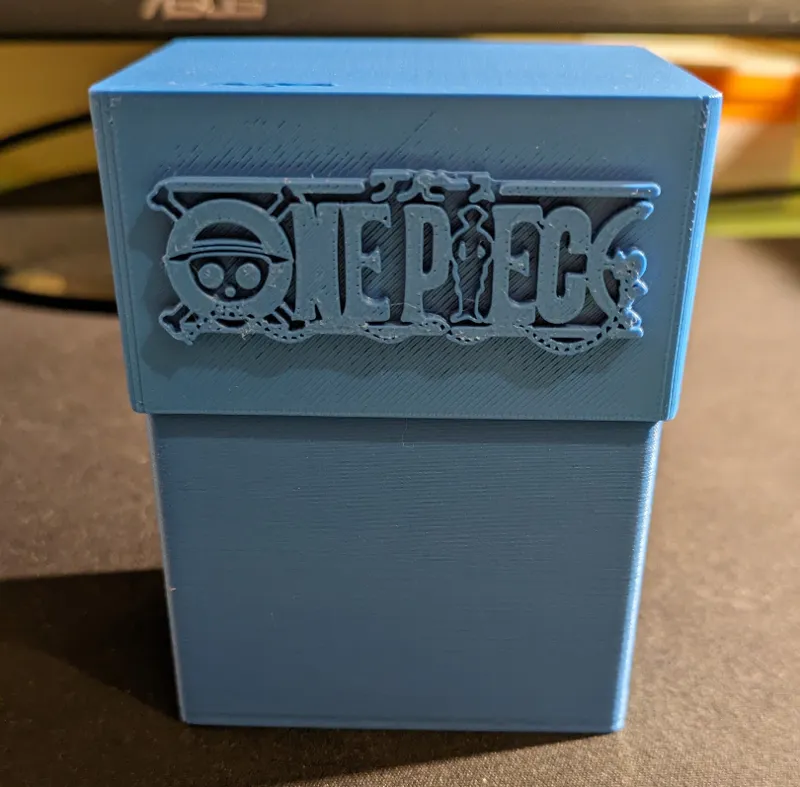 one piece card deck box