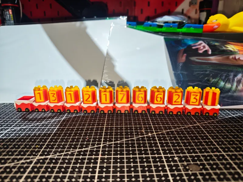小火车号码牌