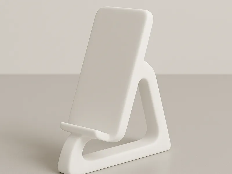Phone Holder with Integrated Base