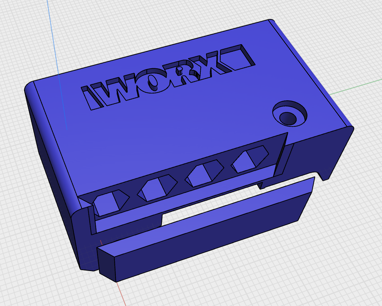 Miniatura 2 do modelo 3D 威克士WU138批头夹-磁吸批头-多色已分件打印