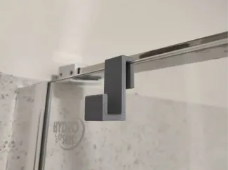Minimalist Towel Hook for 6mm Shower Glass