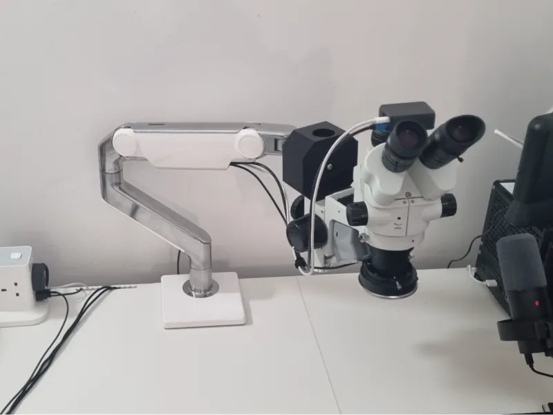 Humanscale to Amscope Adapter