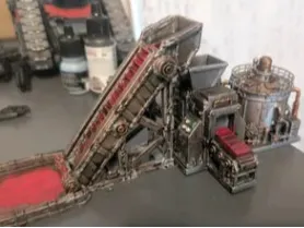 Usine à pâtée de cadavres - décor Necromunda