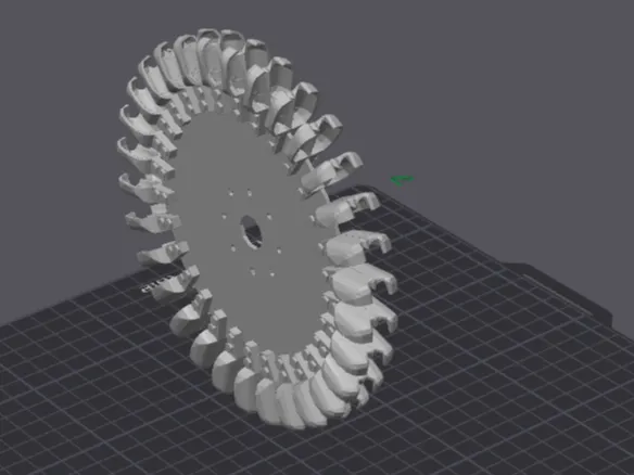 Peltonturbine komplett d=16cm
