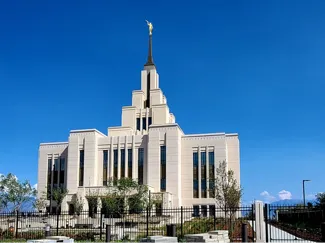 Colorized LDS Saratoga Springs Temple