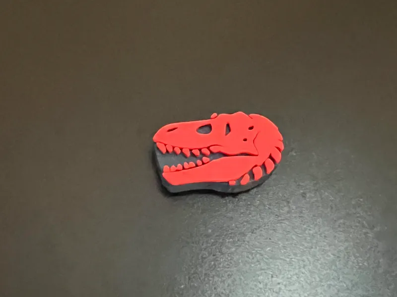 Dinosaur Kandi Bead