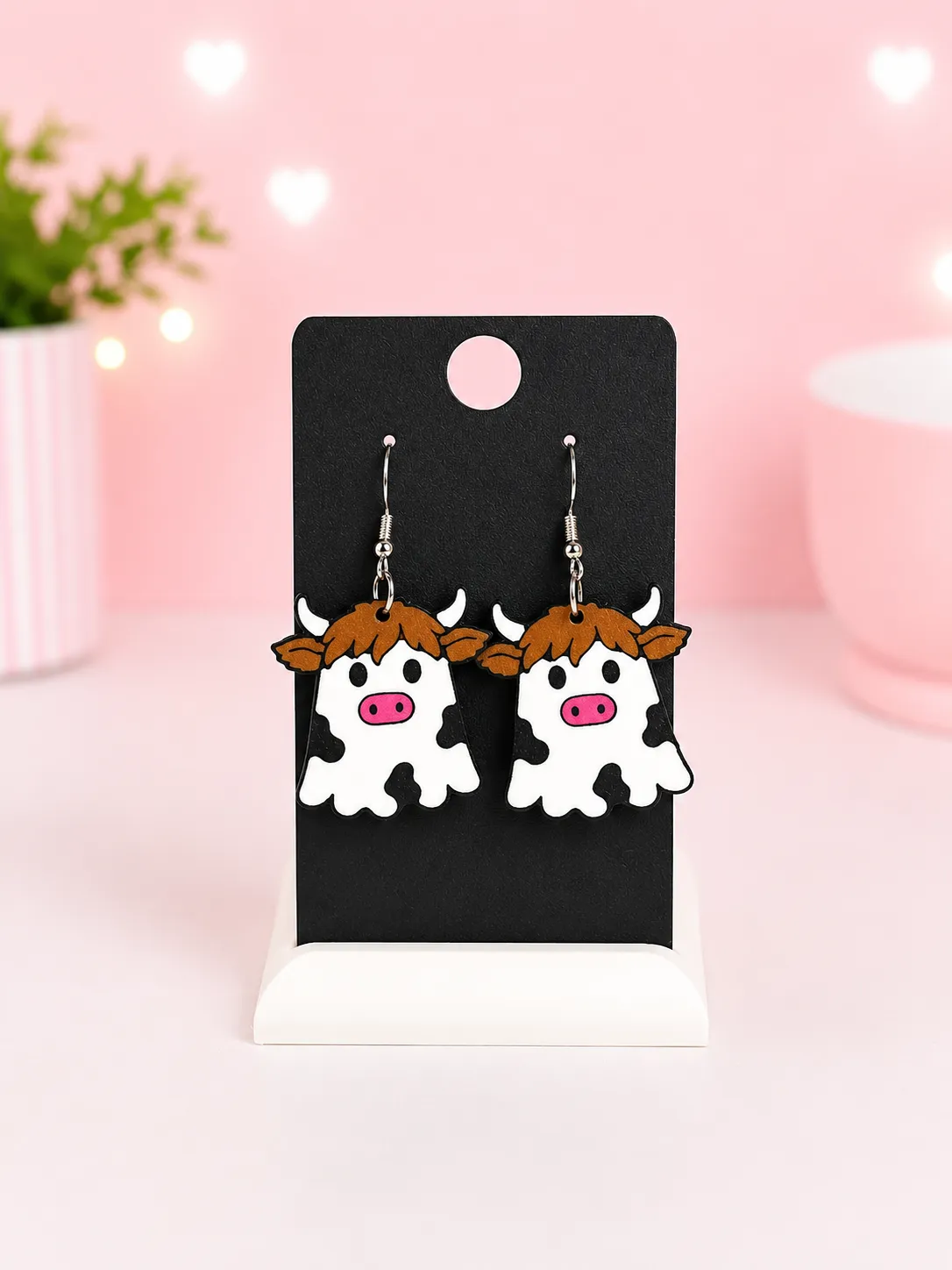 Ghost Cow Earrings Collection view 3