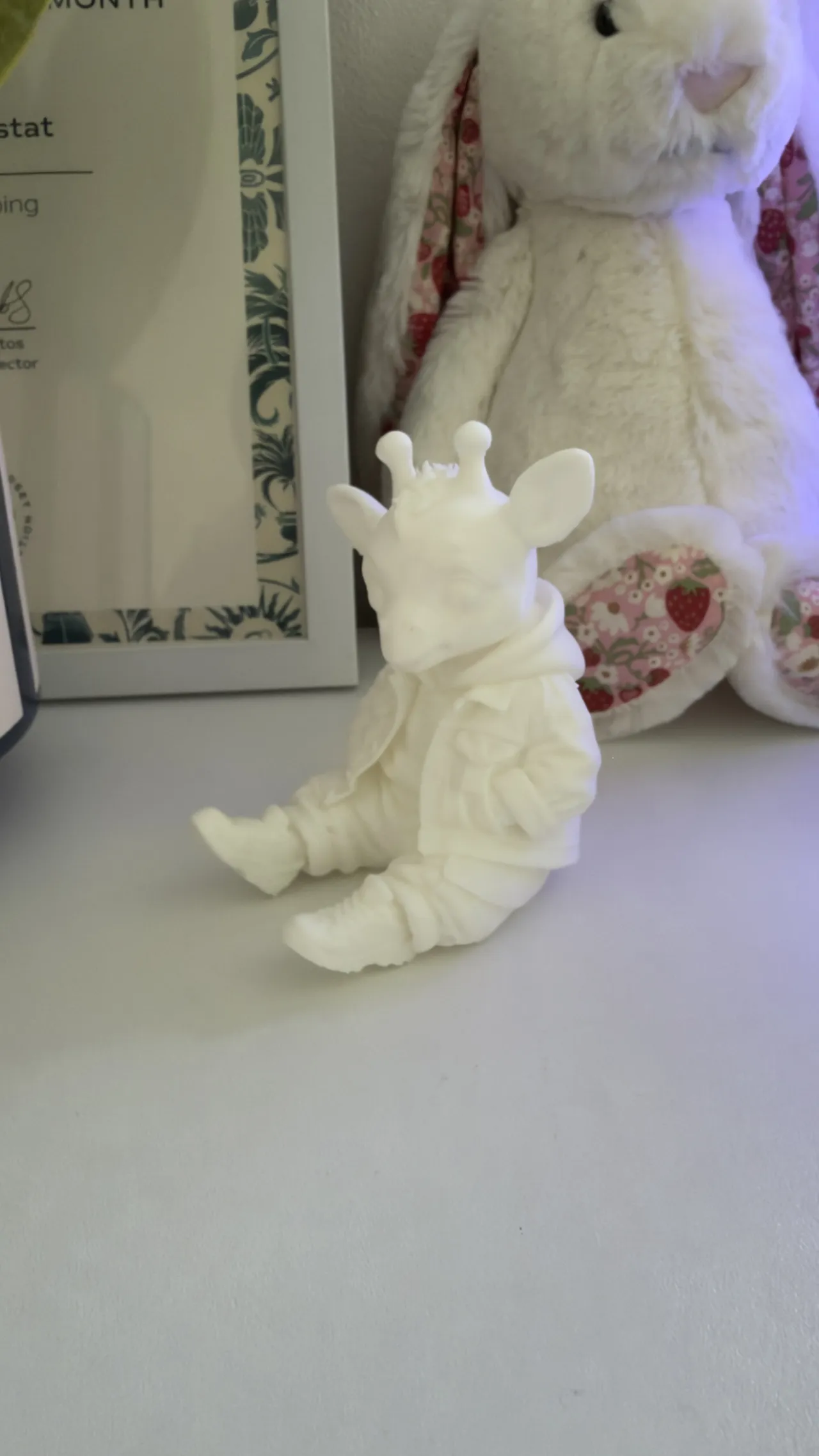 Urban Baby Giraffe in Cozy Outfit Cute Nursery view 2