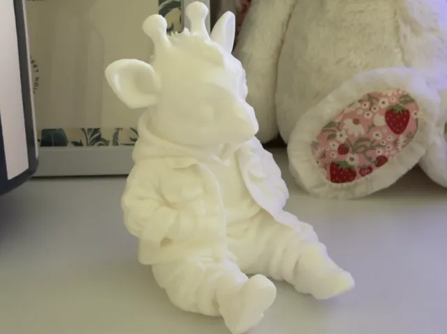 Urban Baby Giraffe in Cozy Outfit Cute Nursery