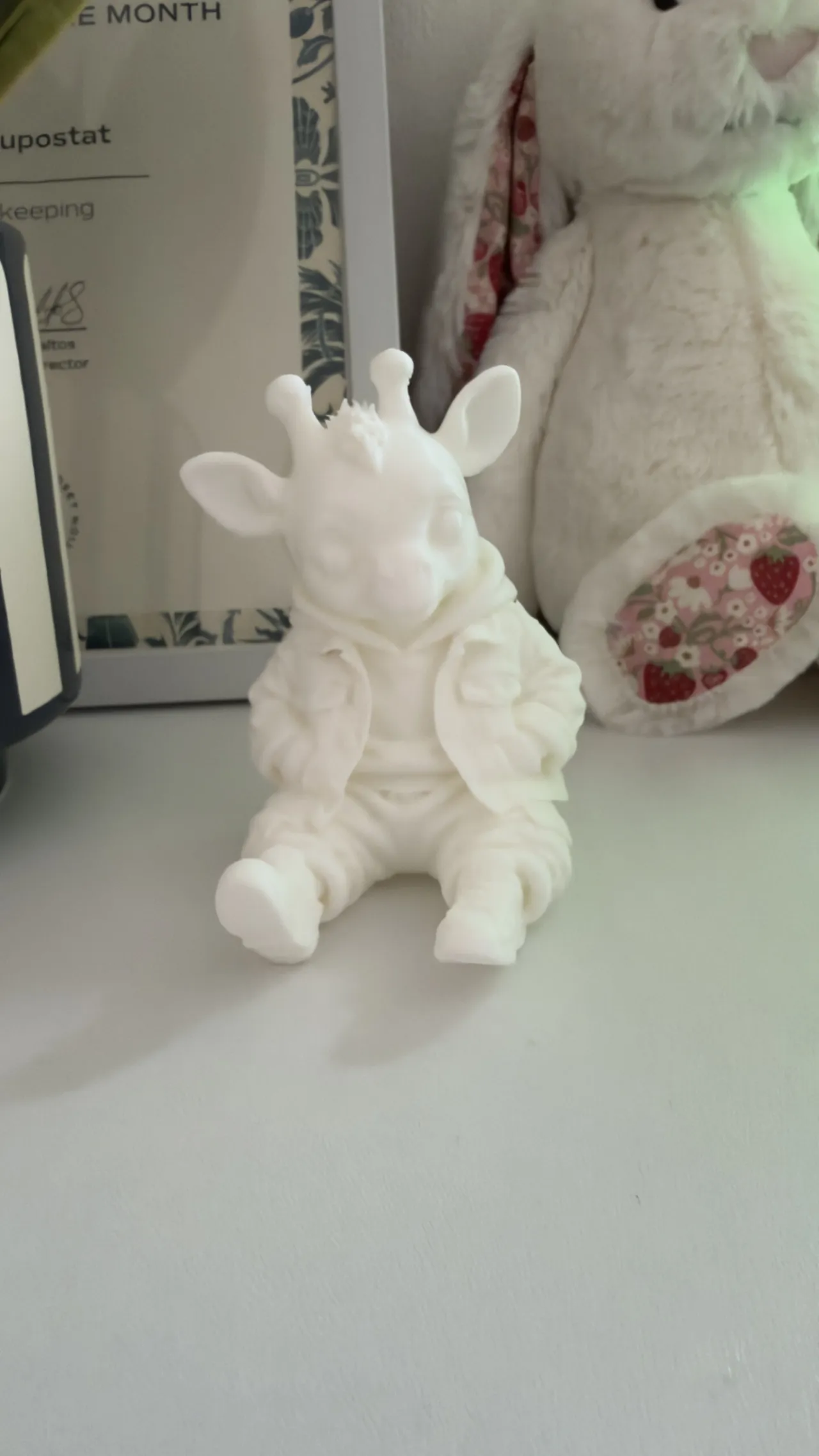 Urban Baby Giraffe in Cozy Outfit Cute Nursery view 3