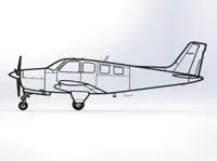 Déco murale avion Beechcraft Bonanza — photo 1