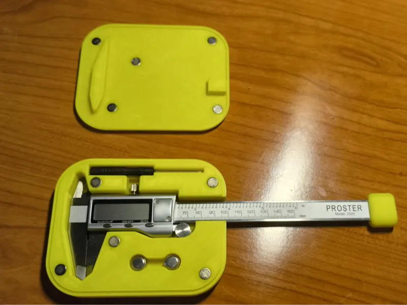 Magnetic case for generic metal caliber