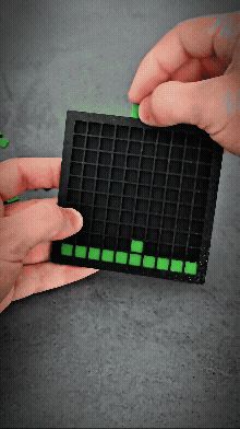 PixelDrop Modular Wall + Color Cubes (10x10)