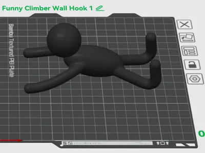 Funny Climber Wall Hook 1