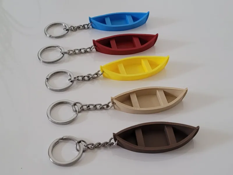 Mini Canoe Keychain