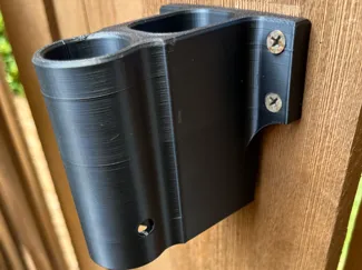 Pool brush click lock holder/clamp