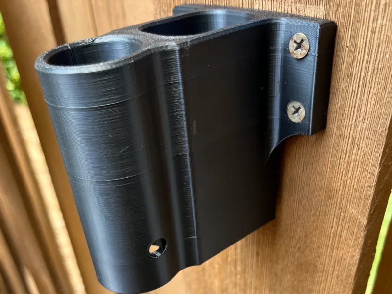 Pool brush click lock holder/clamp