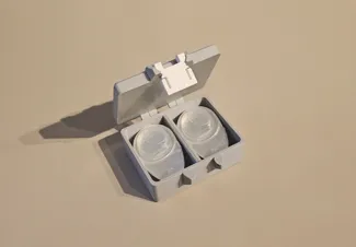 Small contact lenses box / Travel case - snaplock