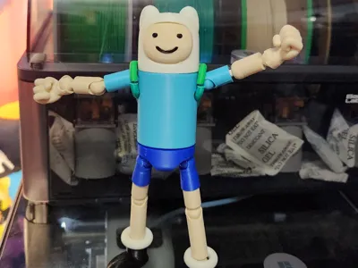 finn posrable figure. NO AMS