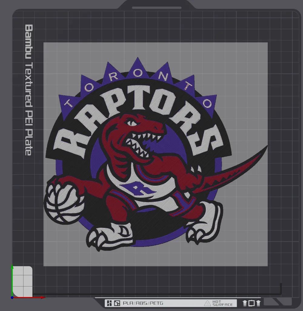 Toronto Raptors Logo - Free 3D Print Model - MakerWorld