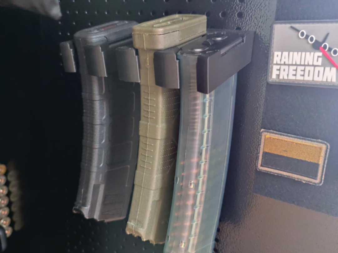 Quad Magazine Wall Rack for AKM Style Mags