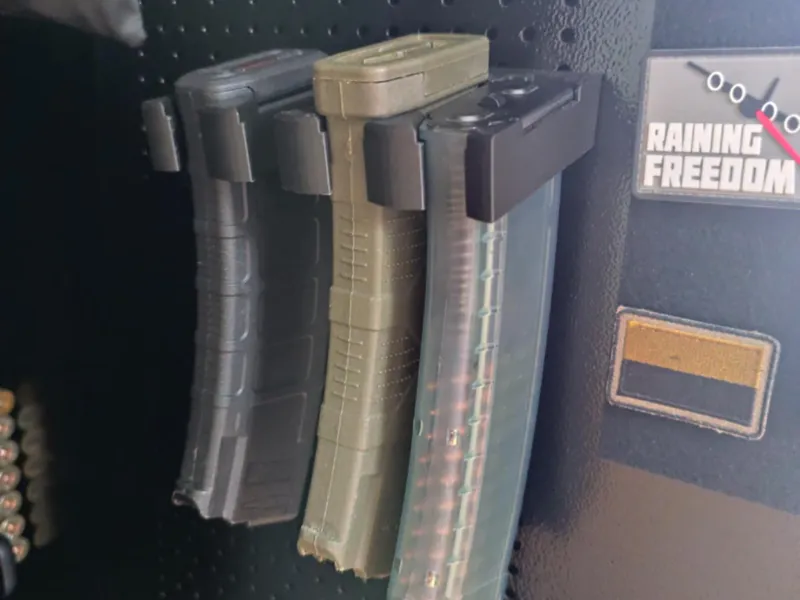 Quad Magazine Wall Rack for AKM Style Mags