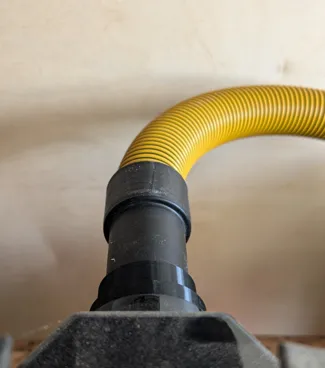 BOSCH router table dust collector hose port fit