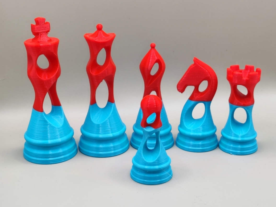 Hollow Form Chess Set
