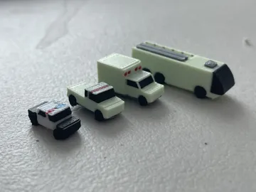 Modelo para impresión 3D: 1:400 Police Car — vista de referencia 4