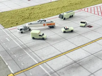 Modelo para impresión 3D: 1:400 Police Car — vista de referencia 2