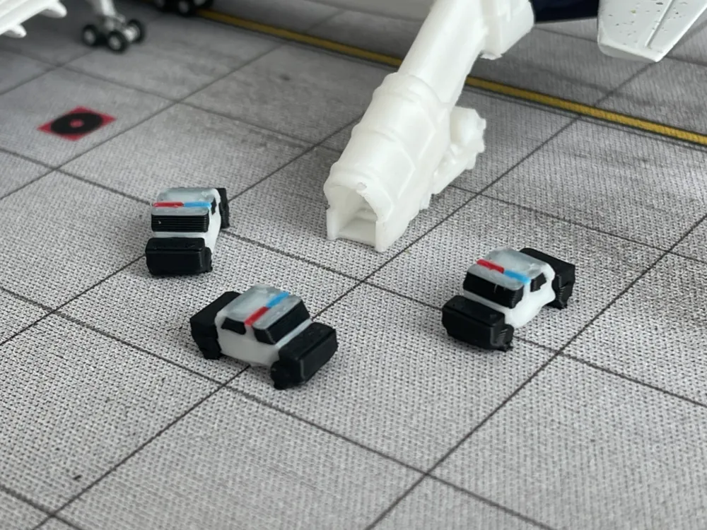Modelo para impresión 3D: 1:400 Police Car. Referencia del modelo original.