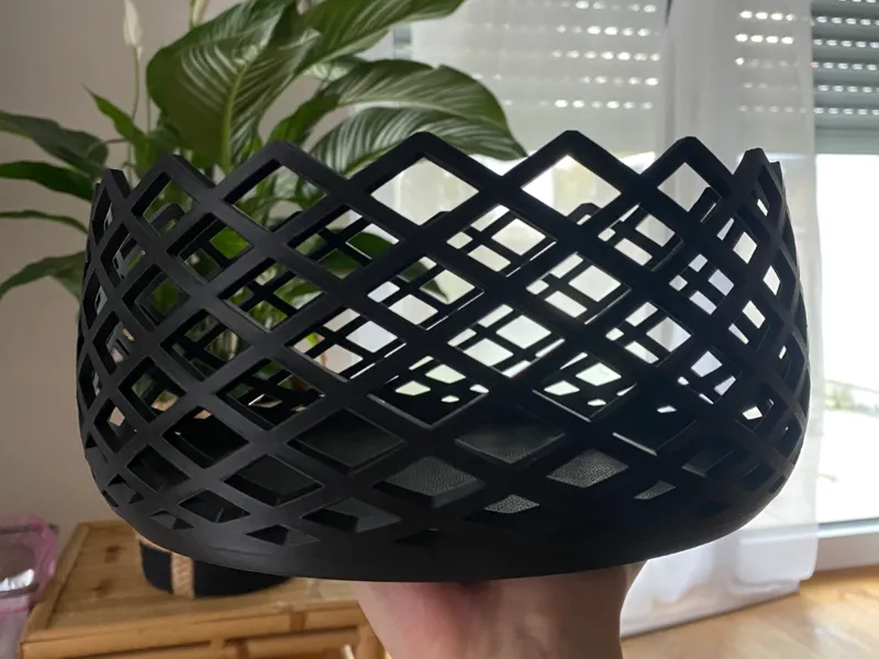 Designer Bowl with Helix Pattern / Catchall Bowl 
