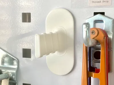 Square Hole Pegboard Tweezers Holder