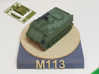 M113 Armored Personnel Carrier Kit Card | 1/72 tank |