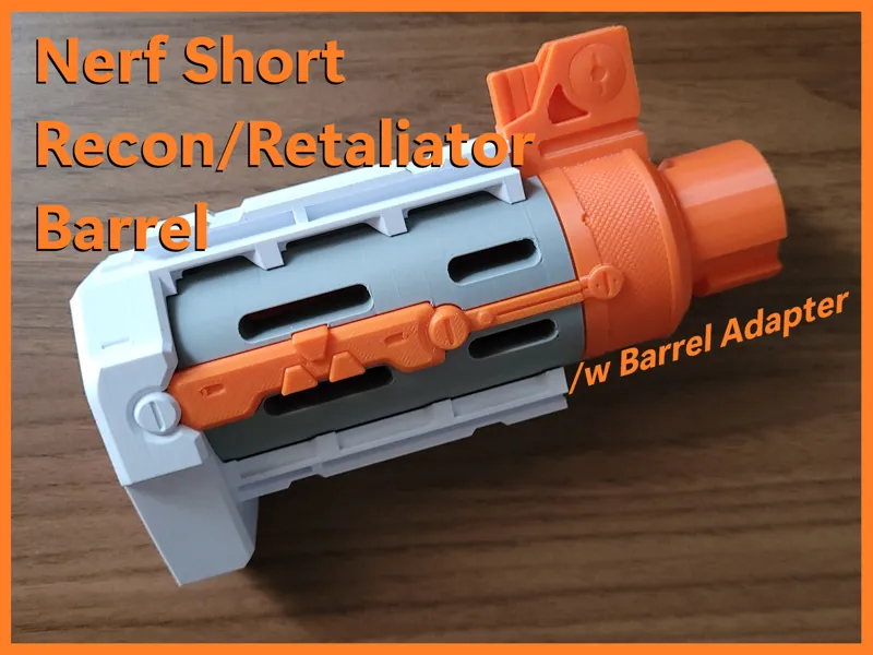 UPDATED Nerf Shortened Recon/Retaliator Barrel