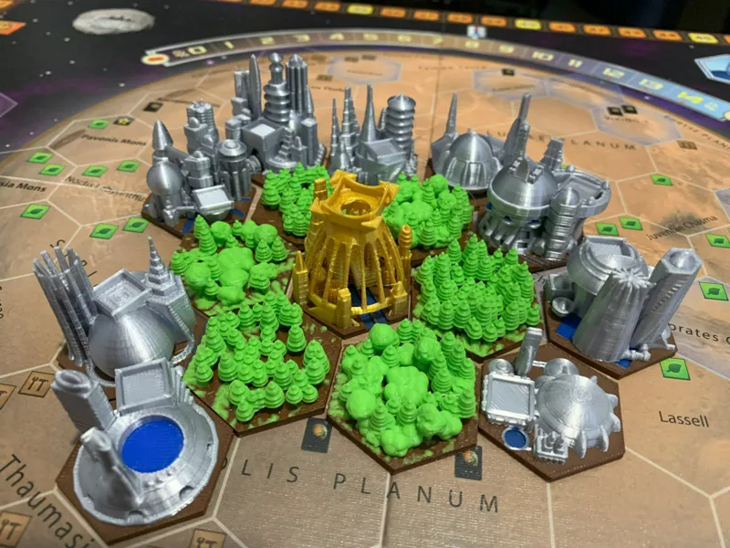 Terraforming mars Cities