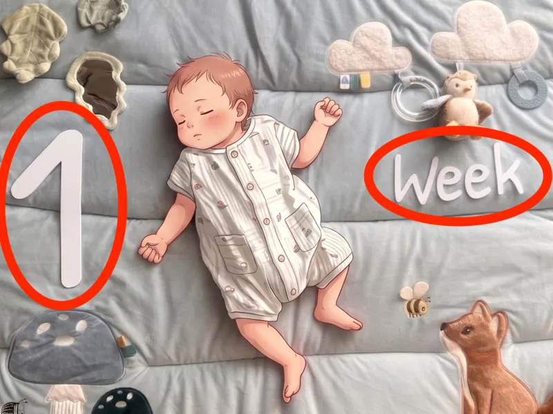 Baby Milestone Numbers & Words Photo Props