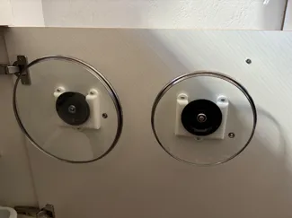 Ikea Pot Lid Wall mount