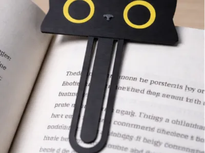 cute cat book marker
