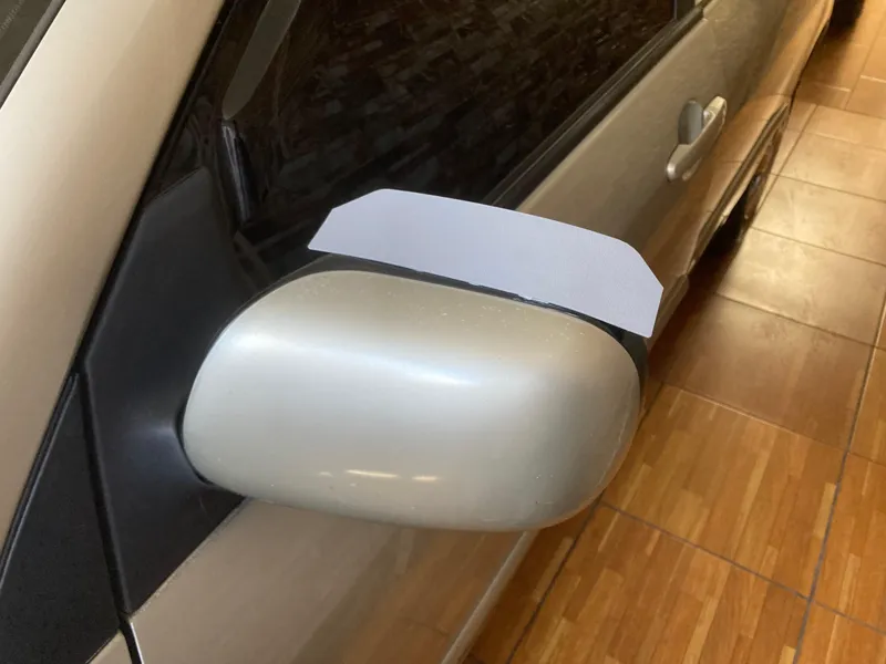car side mirror rain shield